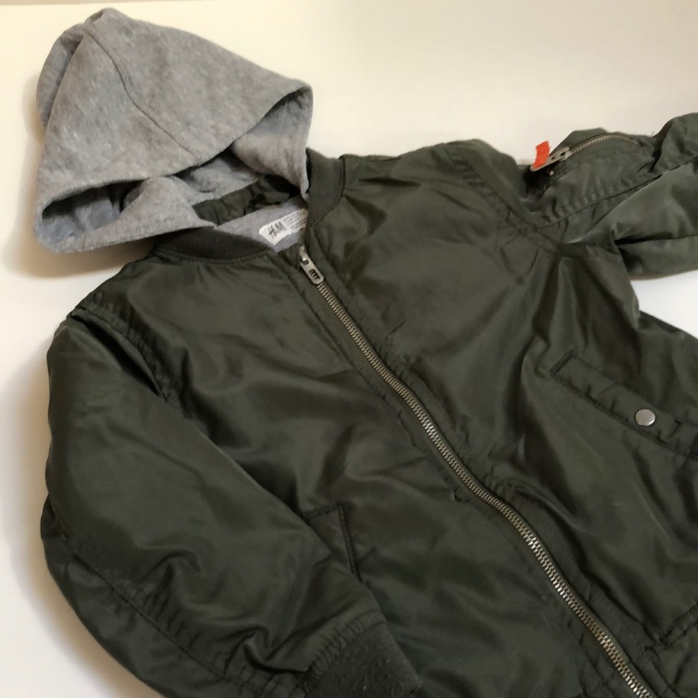 H&M Boys Army Green Jacket